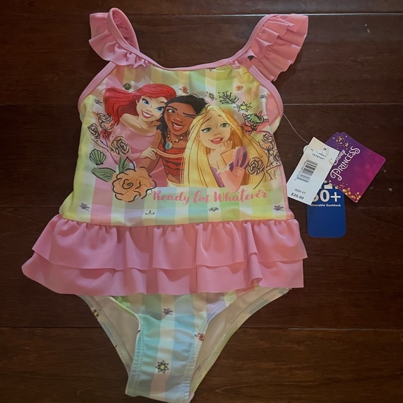 NWT Disney Princess swimsuit toddler / child - Picture 3 of 5
